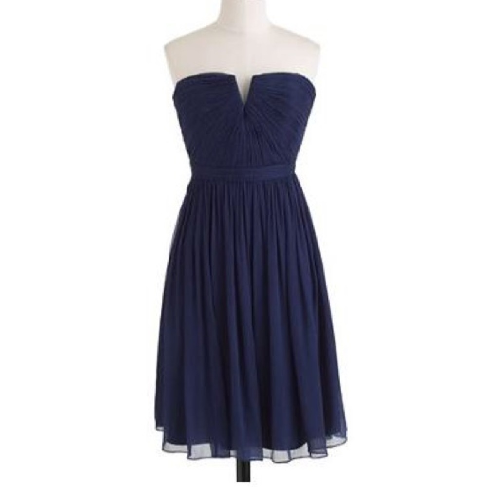 J. Crew Nadia Dress in Silk Chiffon